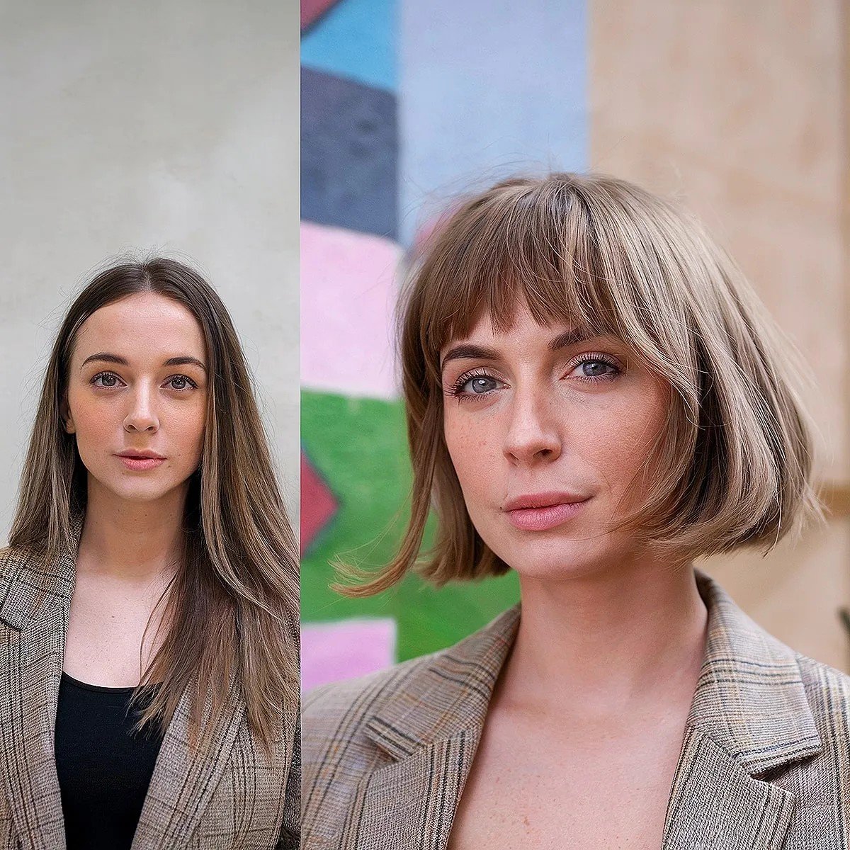 47 Layered Bobs With Bangs To Try This Year