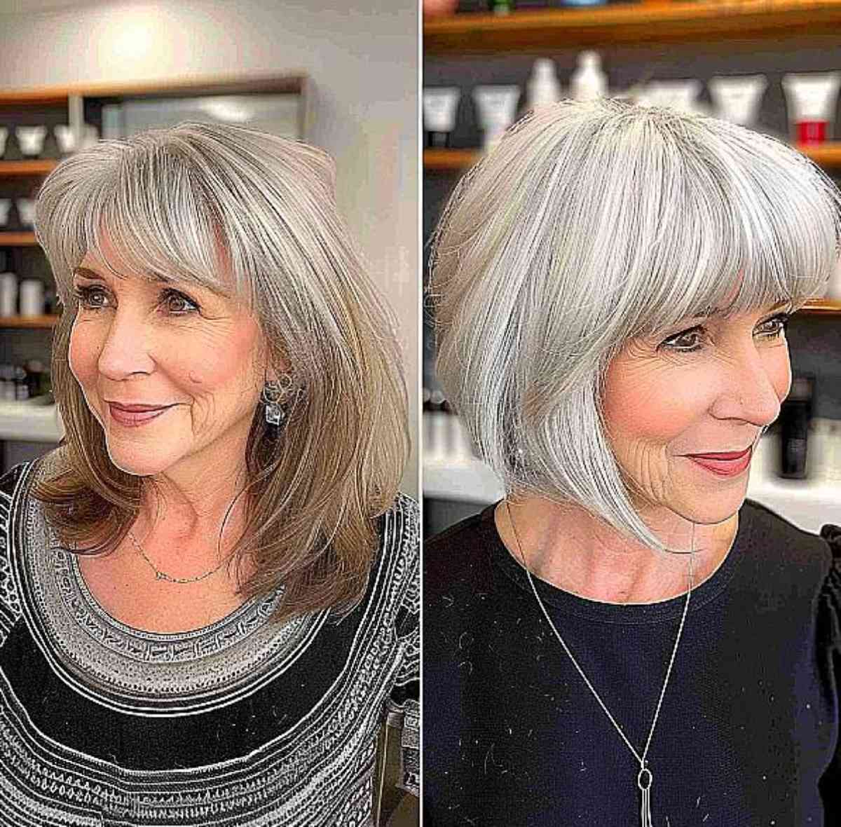 47 Layered Bobs With Bangs To Try This Year