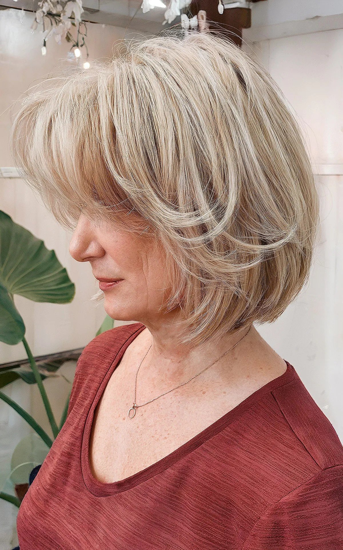 47 Layered Bobs With Bangs To Try This Year