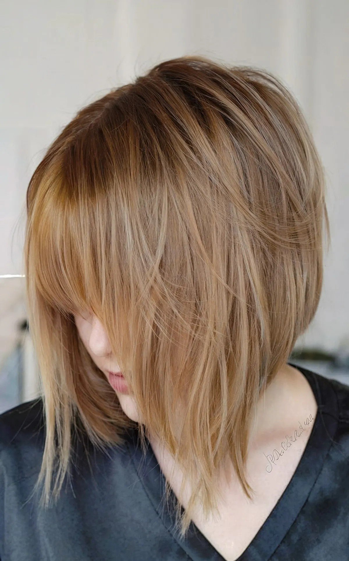 47 Layered Bobs With Bangs To Try This Year
