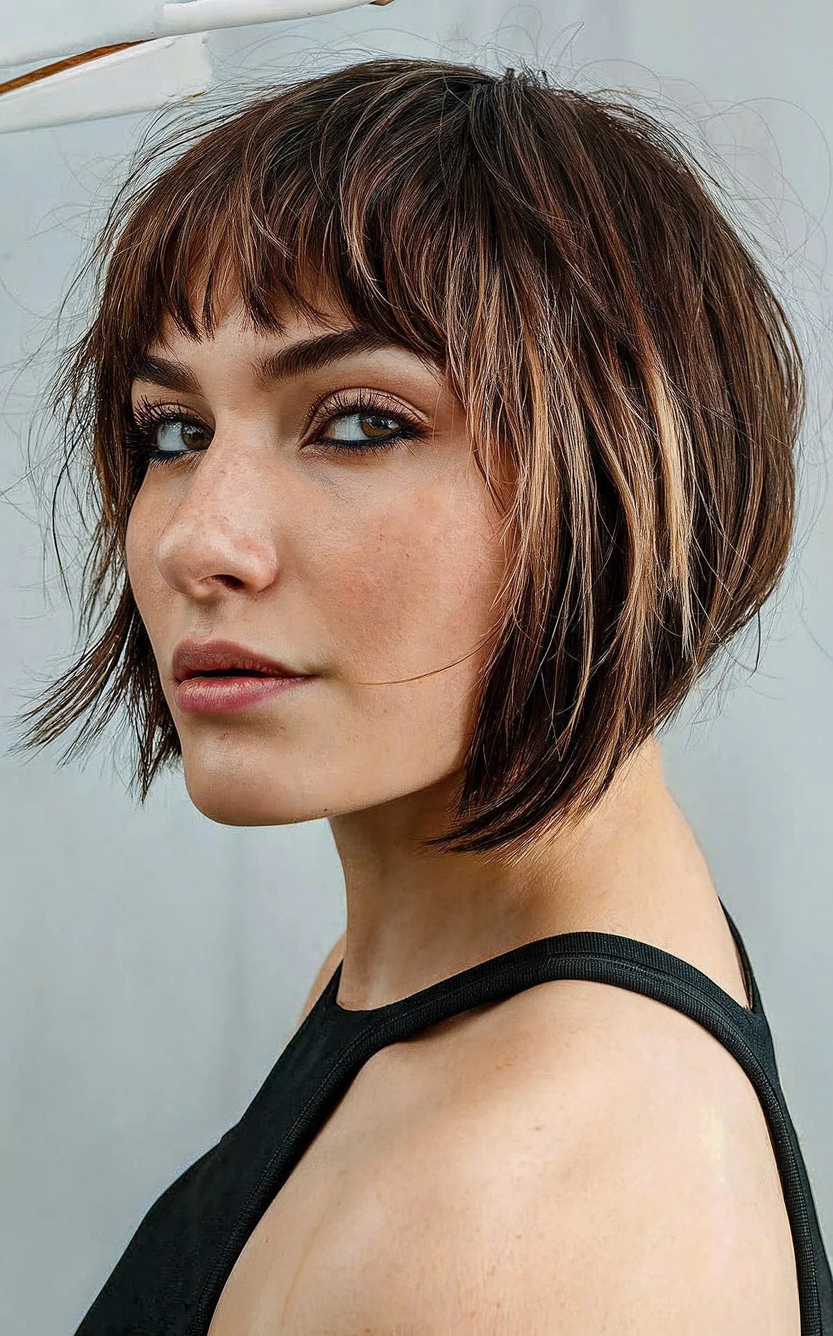 47 Layered Bobs With Bangs To Try This Year