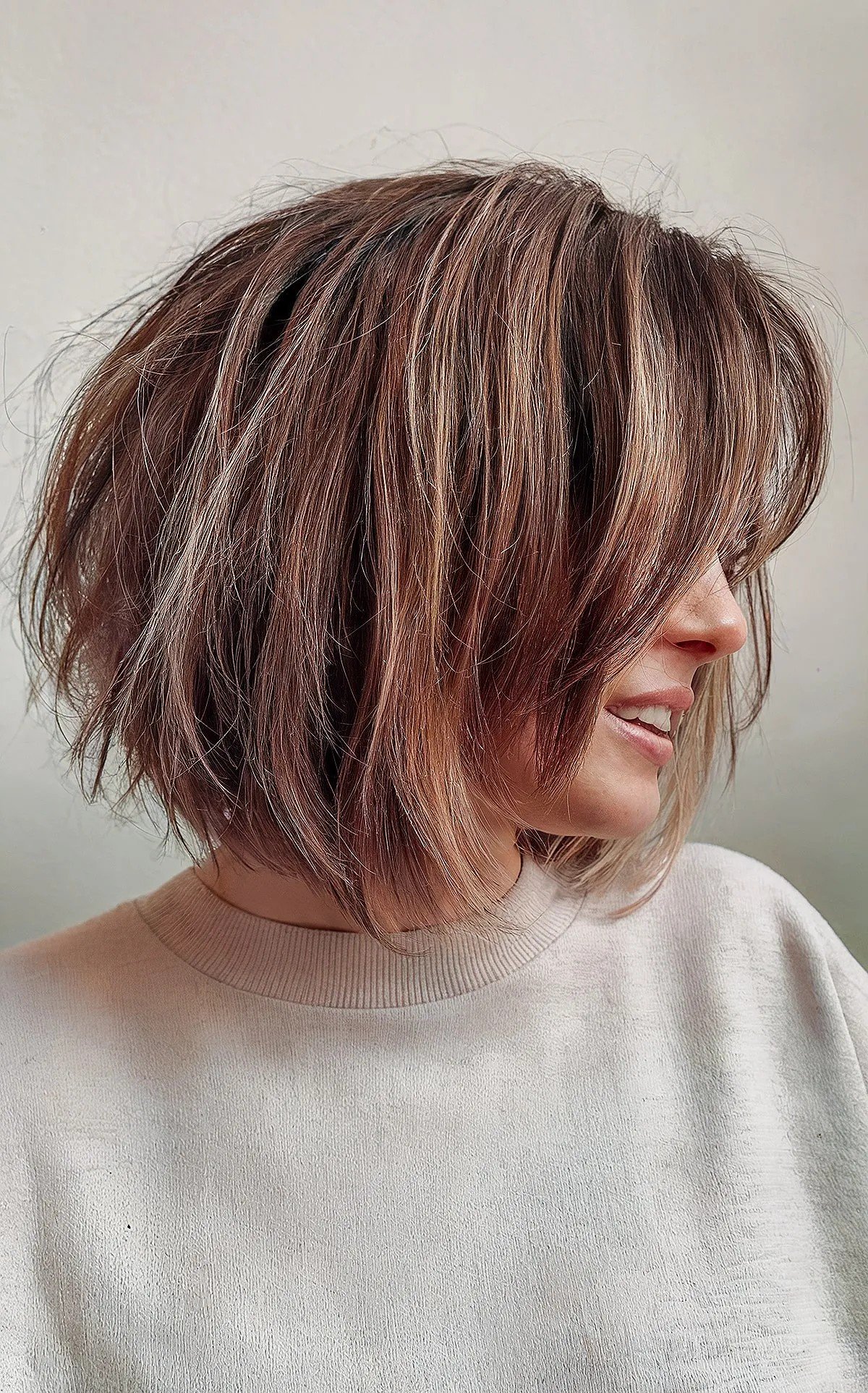 47 Layered Bobs With Bangs To Try This Year