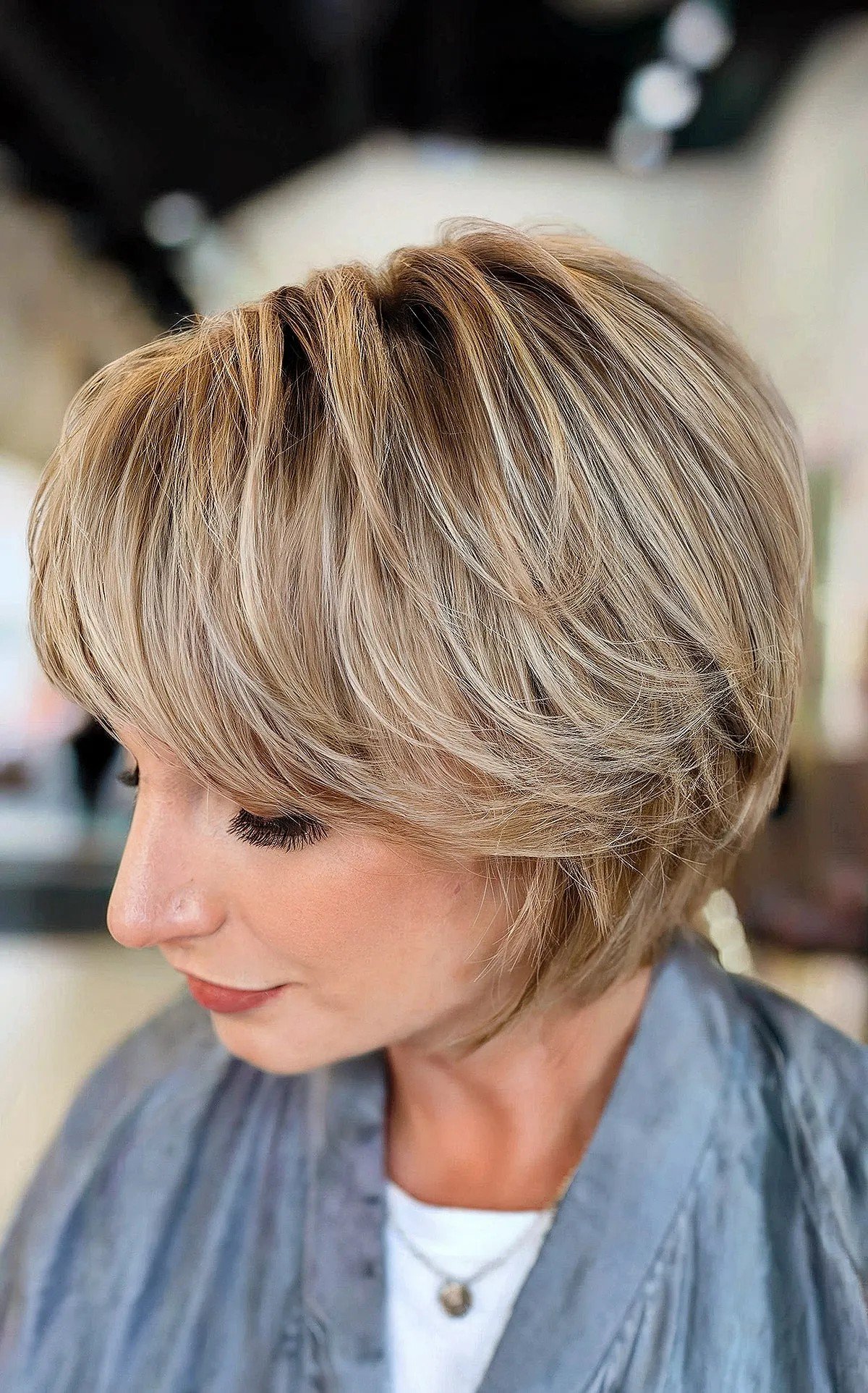 47 Layered Bobs With Bangs To Try This Year