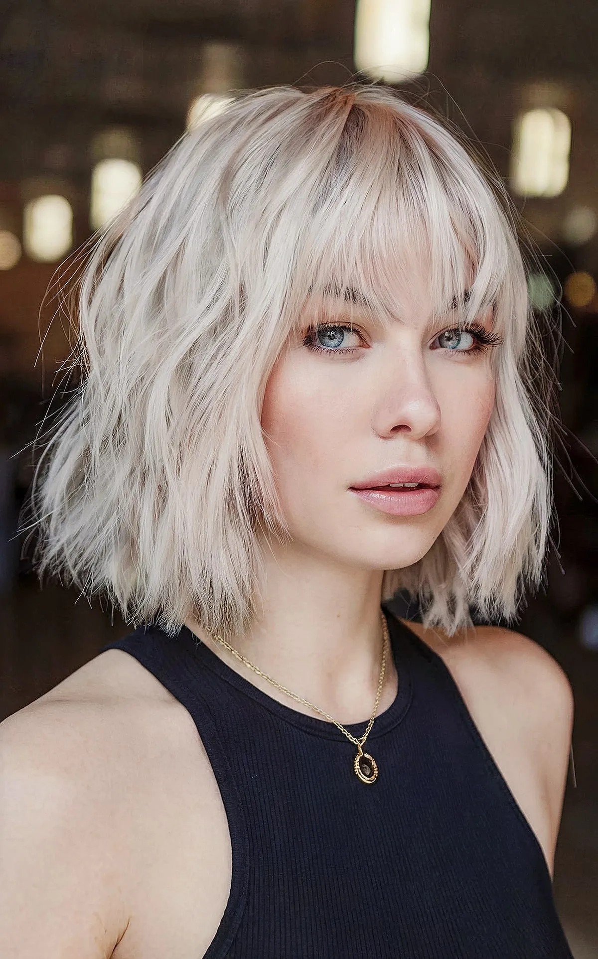 47 Layered Bobs With Bangs To Try This Year