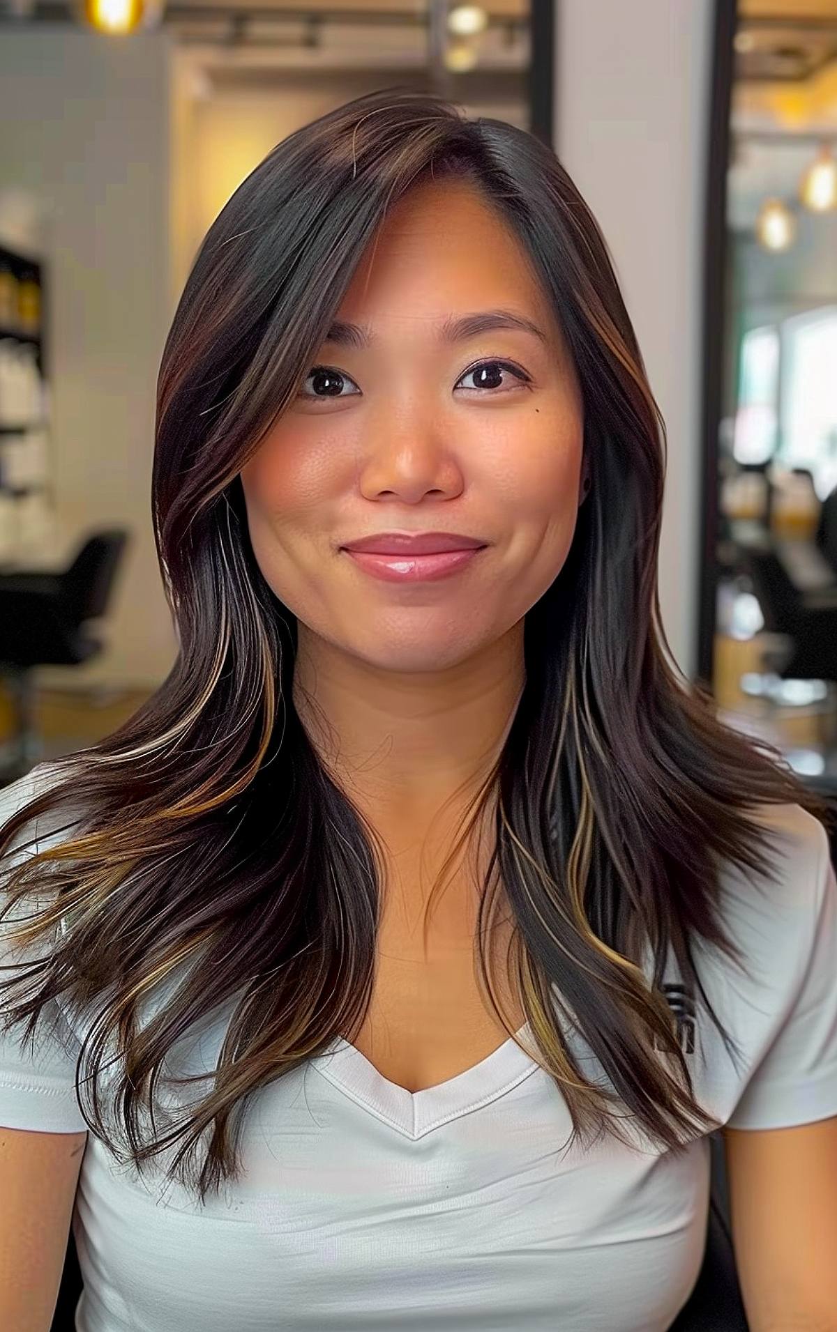 Side Part Layered Hair Is Trending This 2025 and You Have to See What It Looks Like