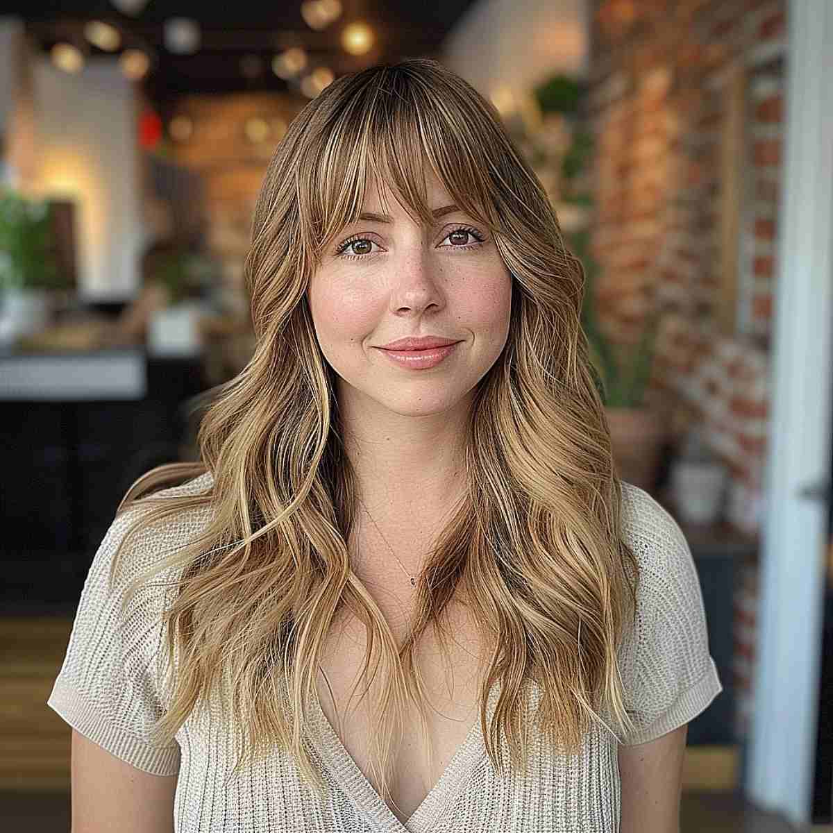 25 Slimming Long Layered Haircuts for Women with Full Faces