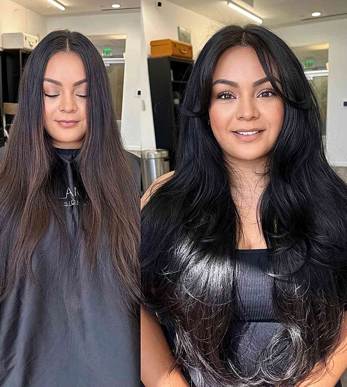 25 Slimming Long Layered Haircuts for Women with Full Faces