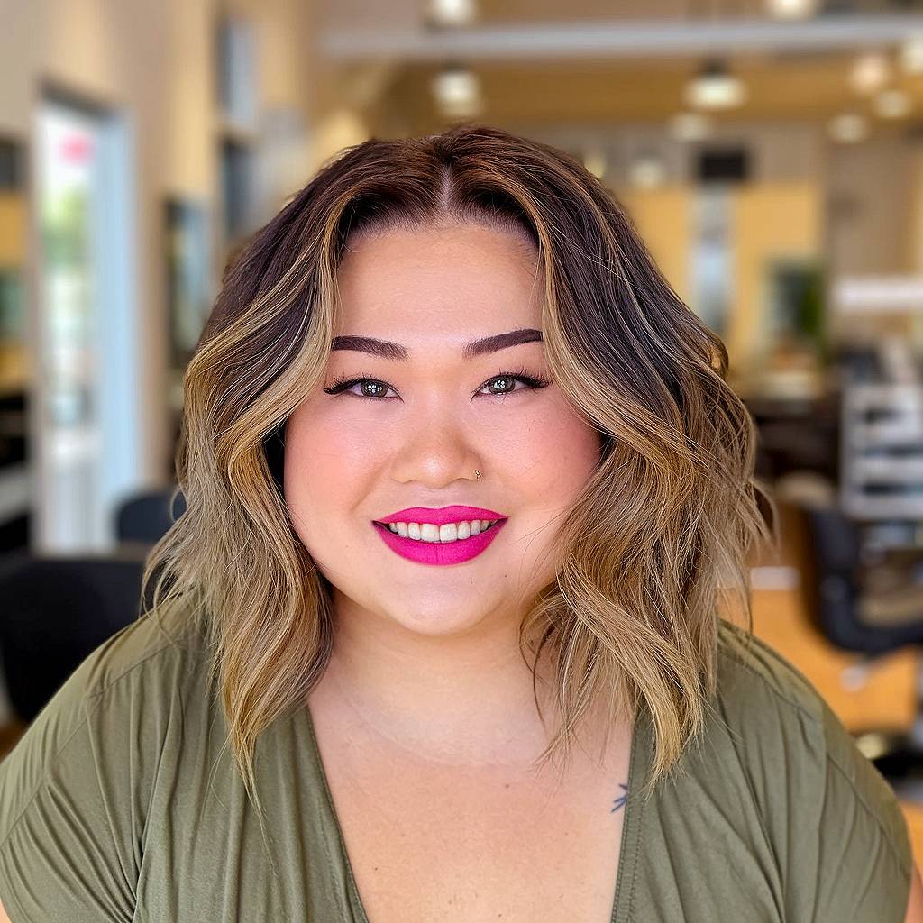 15+ Gorgeous Layered Hair Ideas for Round Face Shapes in 2025