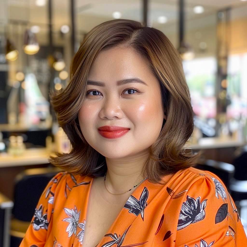 15+ Gorgeous Layered Hair Ideas for Round Face Shapes in 2025