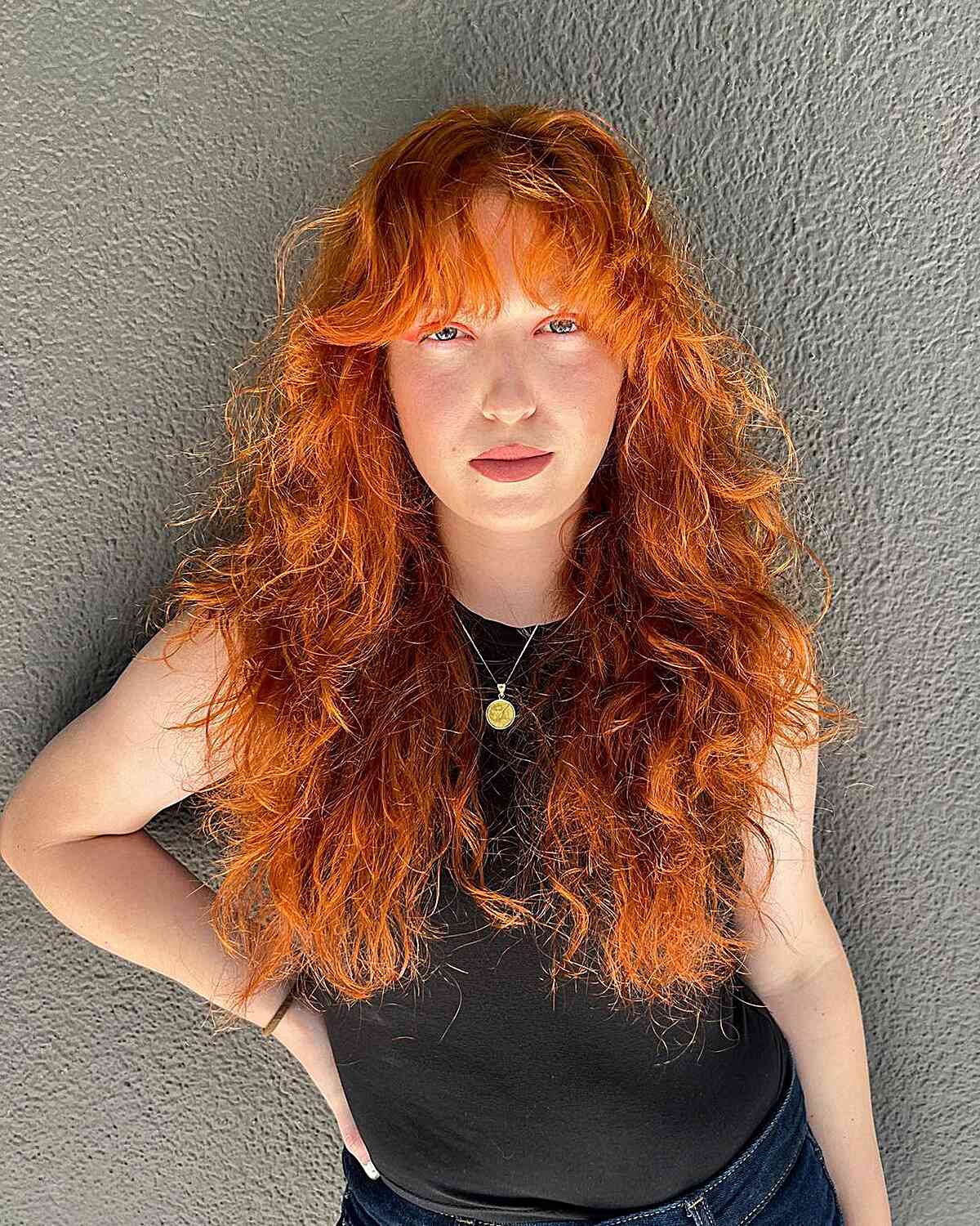 52 Trendy & Easy Long Layered Hair with Bangs for 2025
