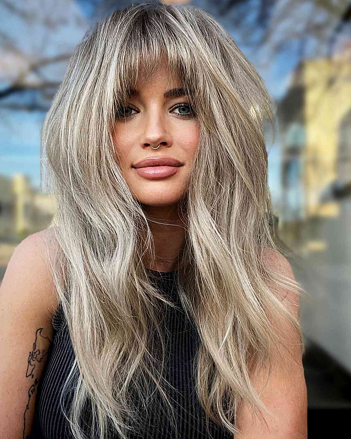 52 Trendy & Easy Long Layered Hair with Bangs for 2025