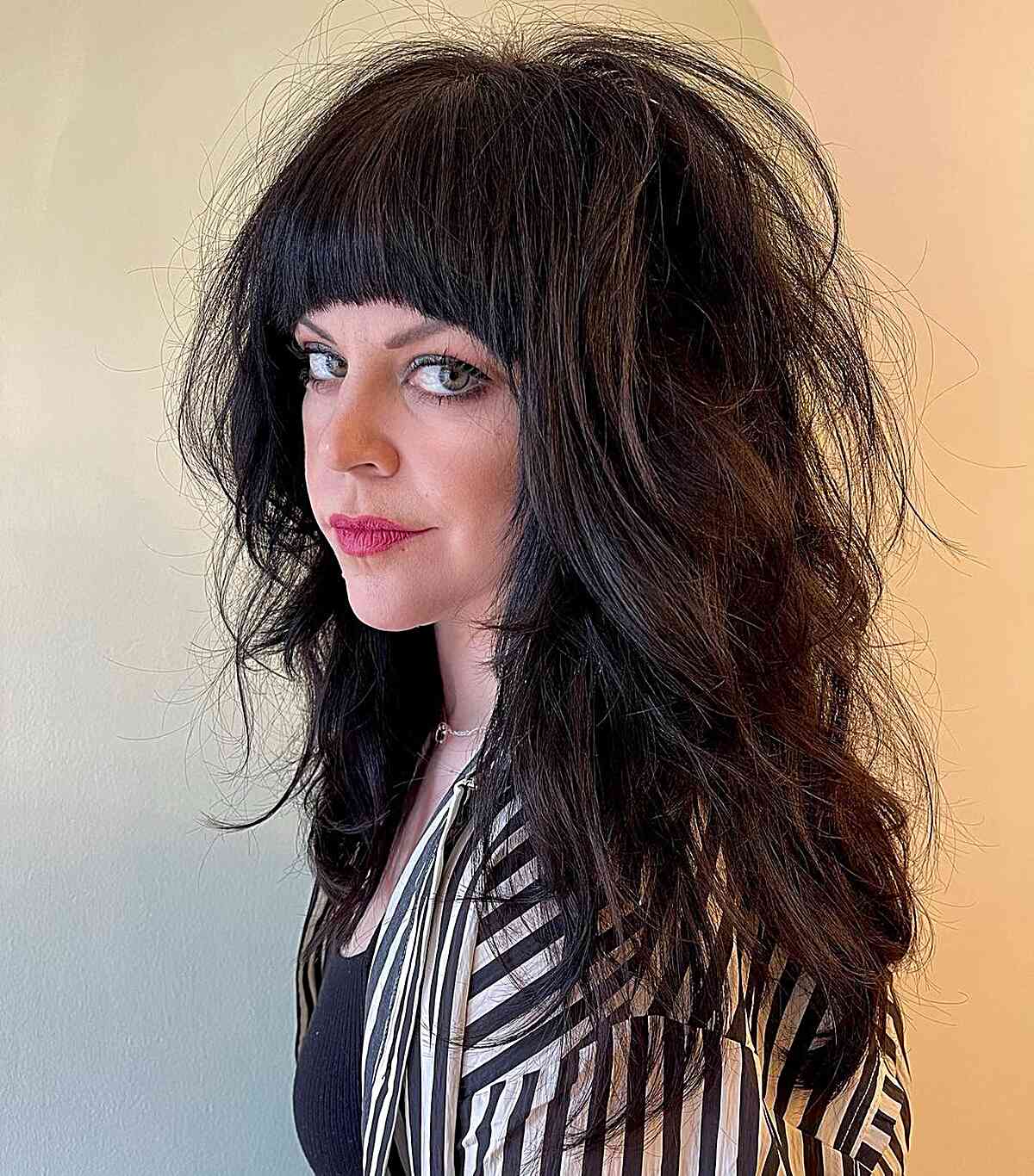 52 Trendy & Easy Long Layered Hair with Bangs for 2025