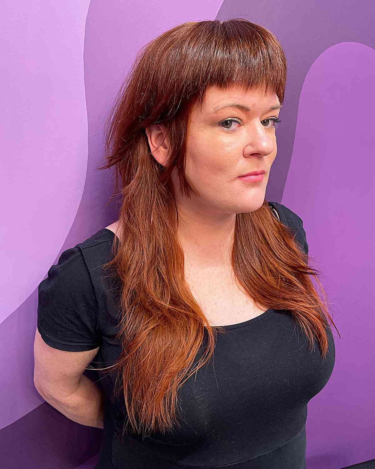 52 Trendy & Easy Long Layered Hair with Bangs for 2025