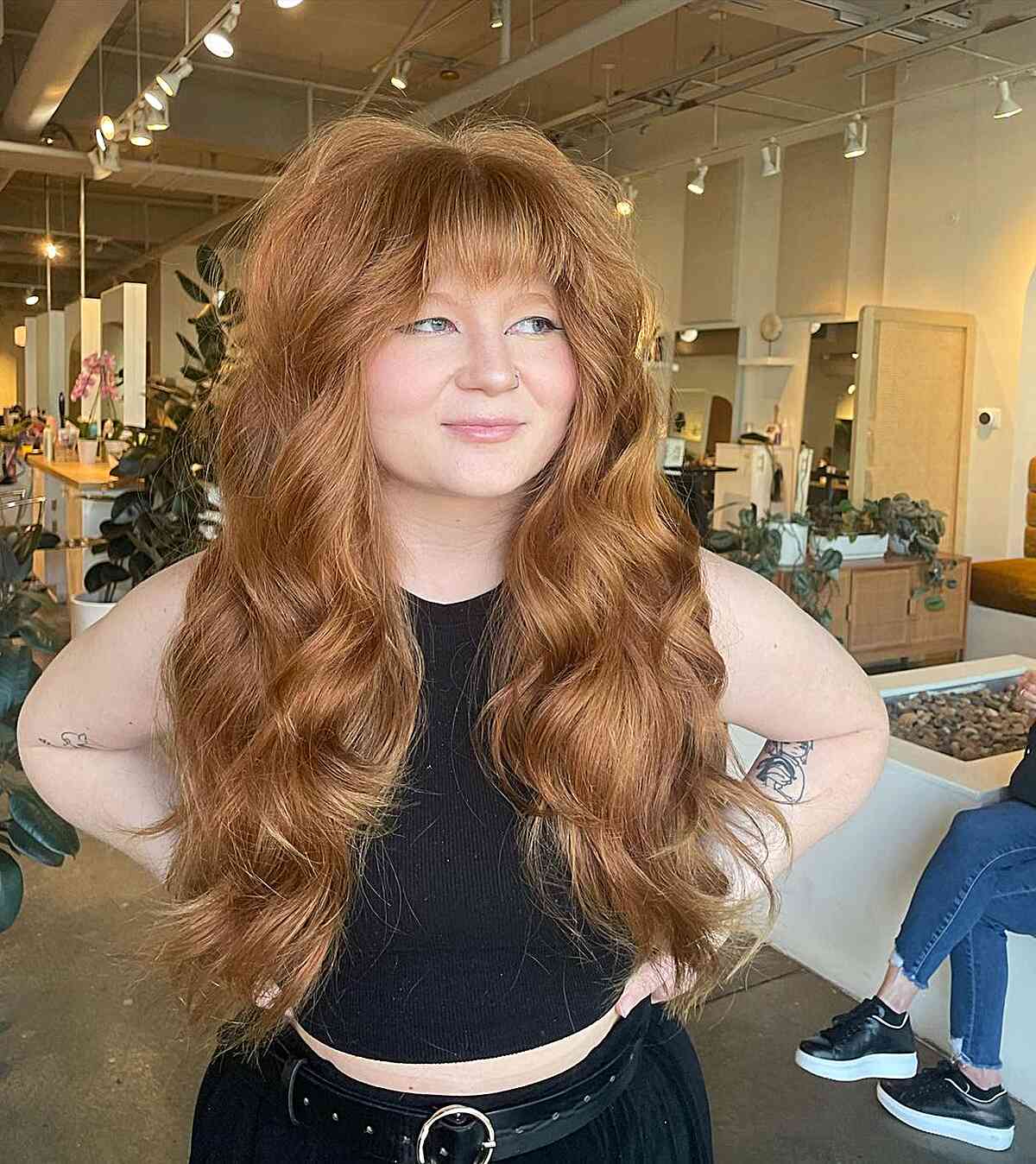 52 Trendy & Easy Long Layered Hair with Bangs for 2025
