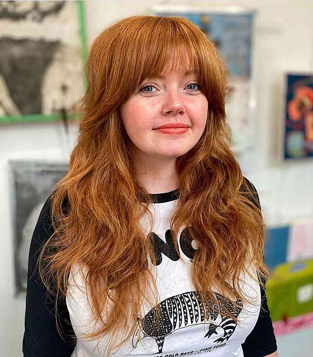 52 Trendy & Easy Long Layered Hair with Bangs for 2025