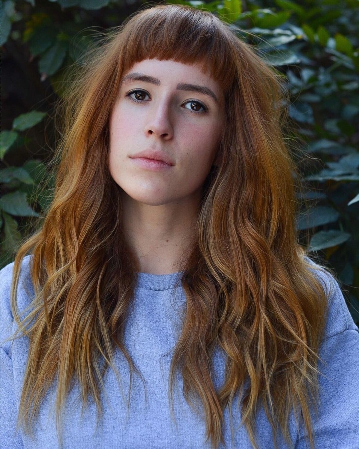 52 Trendy & Easy Long Layered Hair with Bangs for 2025