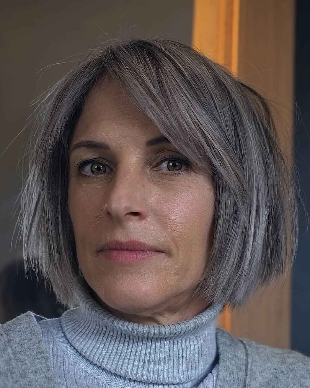 25 Striking Jaw-Length Blunt Bob Cuts to Complement All Face Shapes