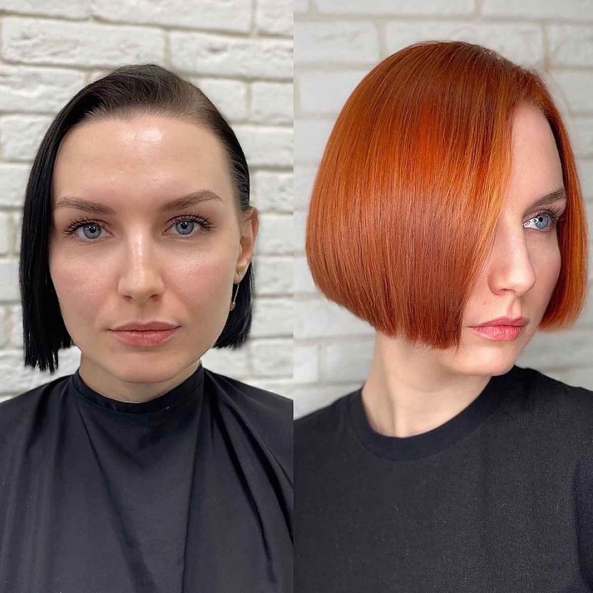 25 Striking Jaw-Length Blunt Bob Cuts to Complement All Face Shapes