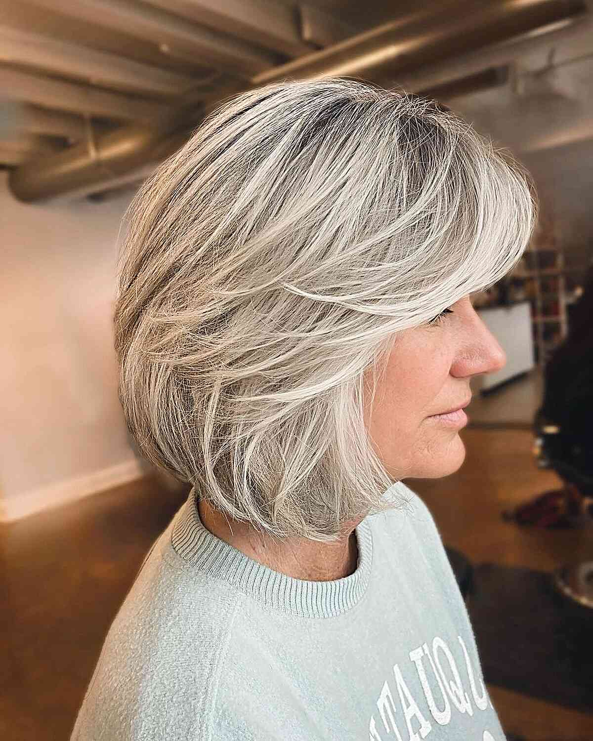 50 Inspiring Long Layered Bob Haircuts and Hairstyles