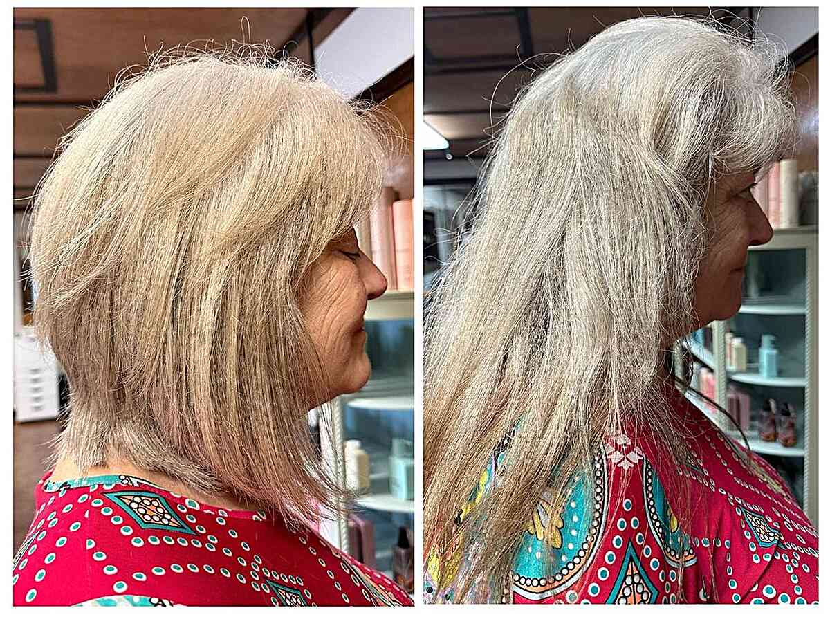 50 Inspiring Long Layered Bob Haircuts and Hairstyles