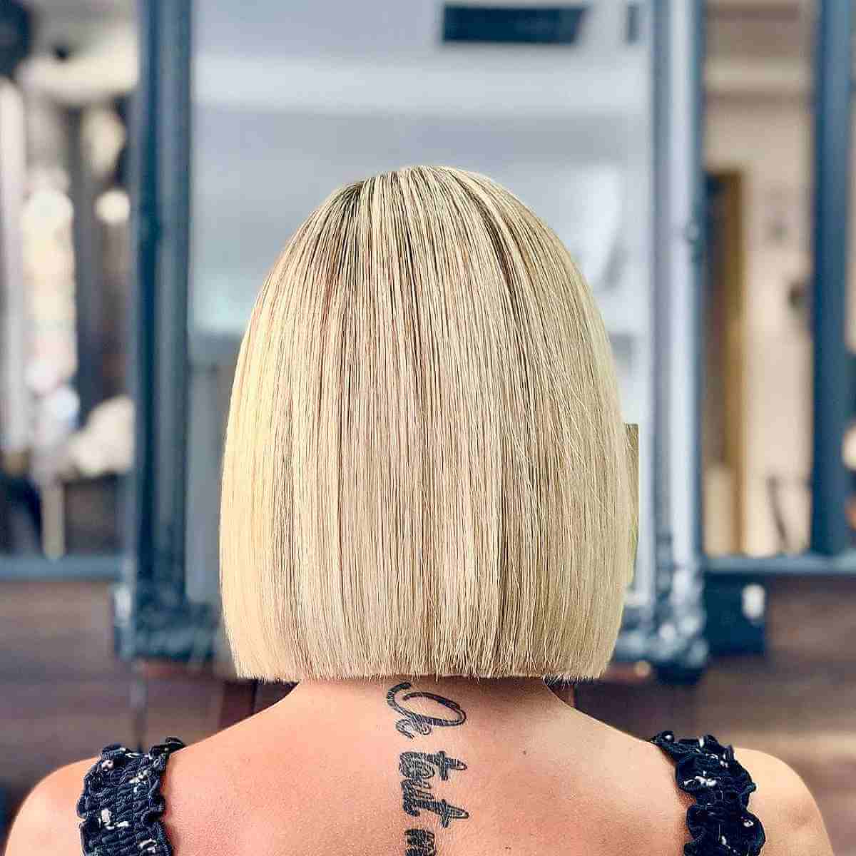 56 One-Length Bob Haircut Ideas for a Sleek Look