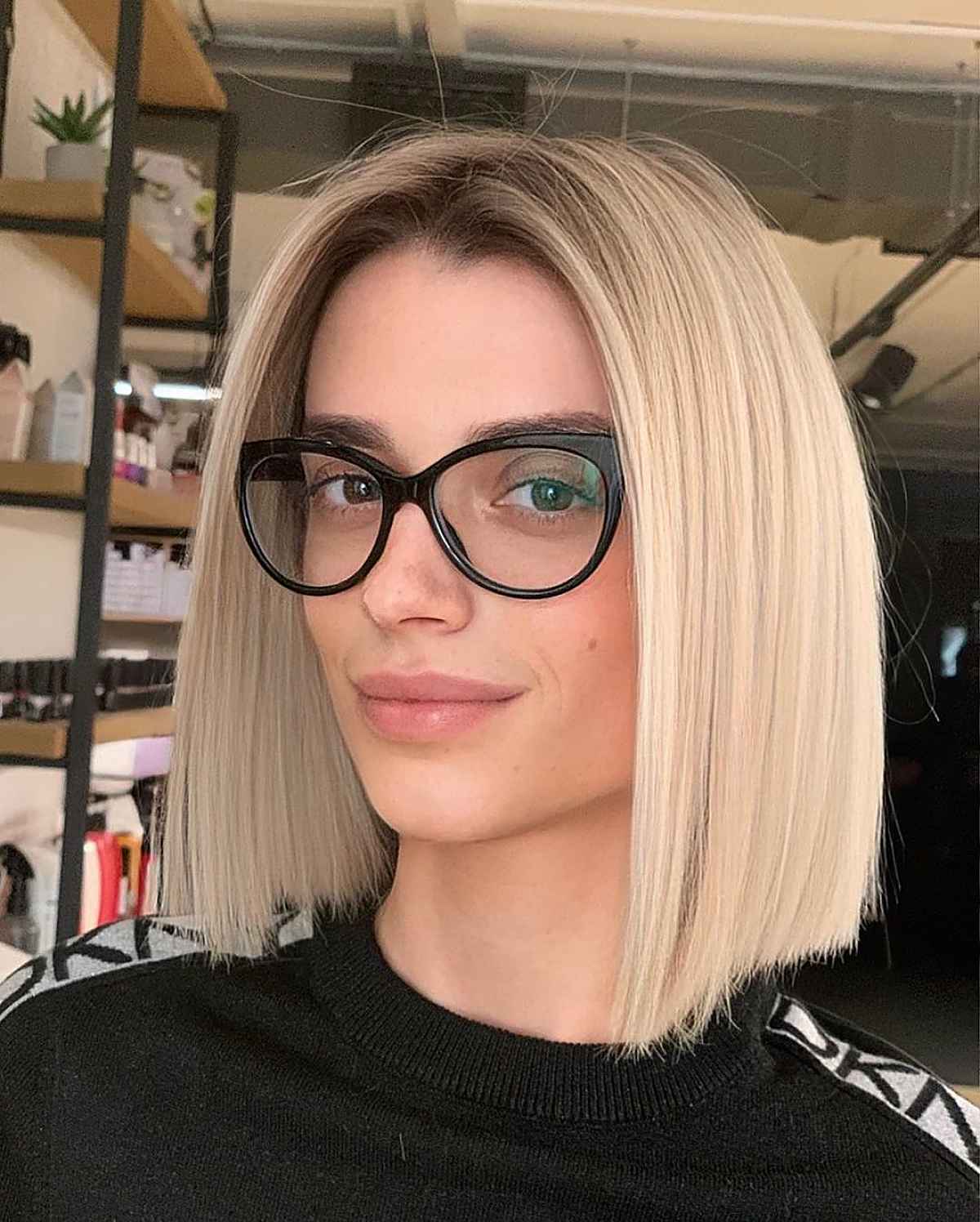 56 One-Length Bob Haircut Ideas for a Sleek Look