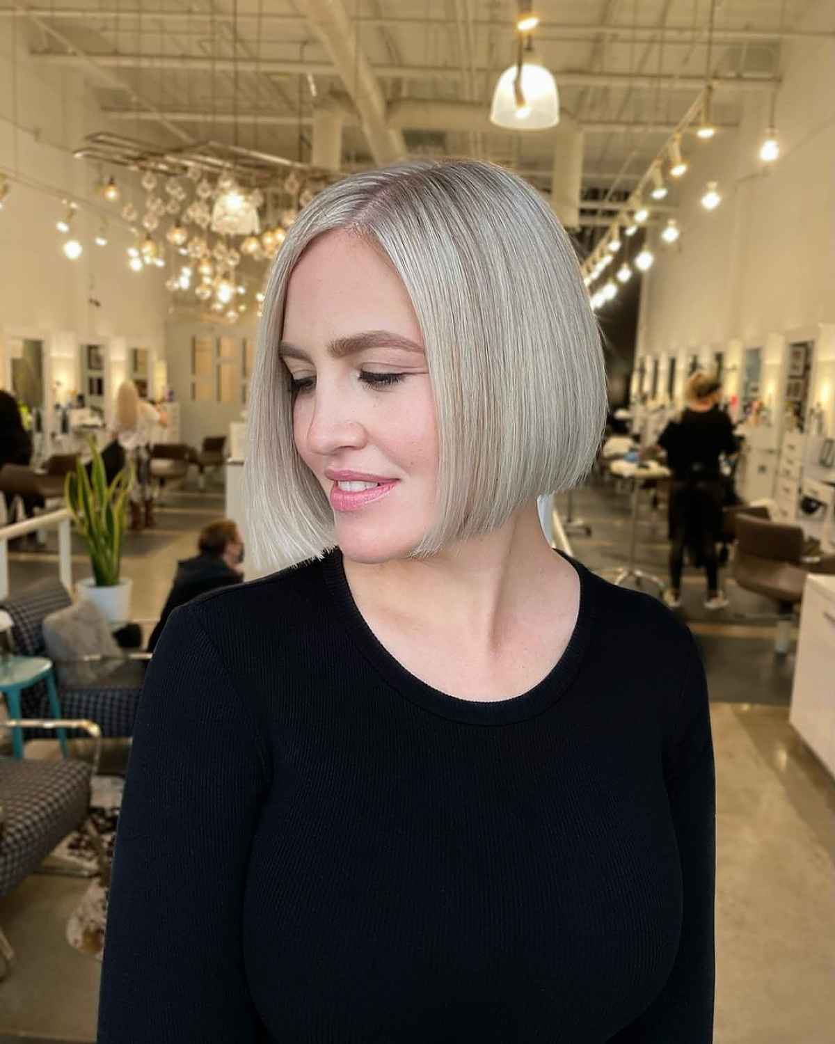 56 One-Length Bob Haircut Ideas for a Sleek Look