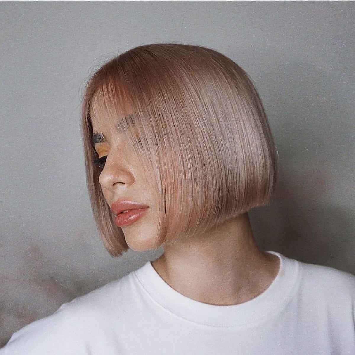 56 One-Length Bob Haircut Ideas for a Sleek Look