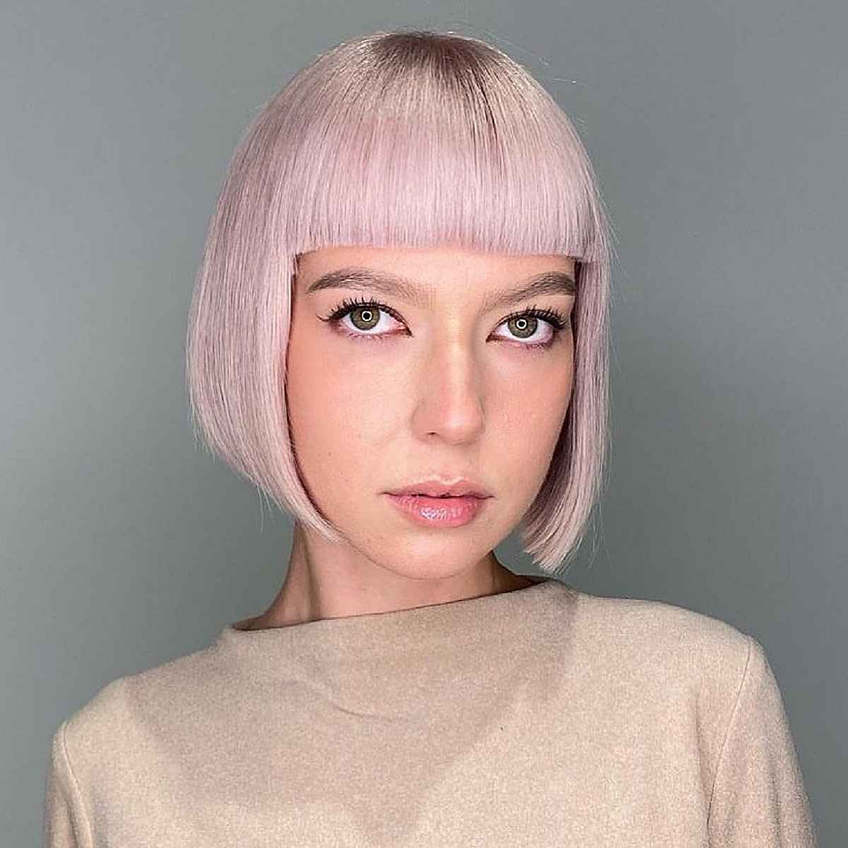 56 One-Length Bob Haircut Ideas for a Sleek Look