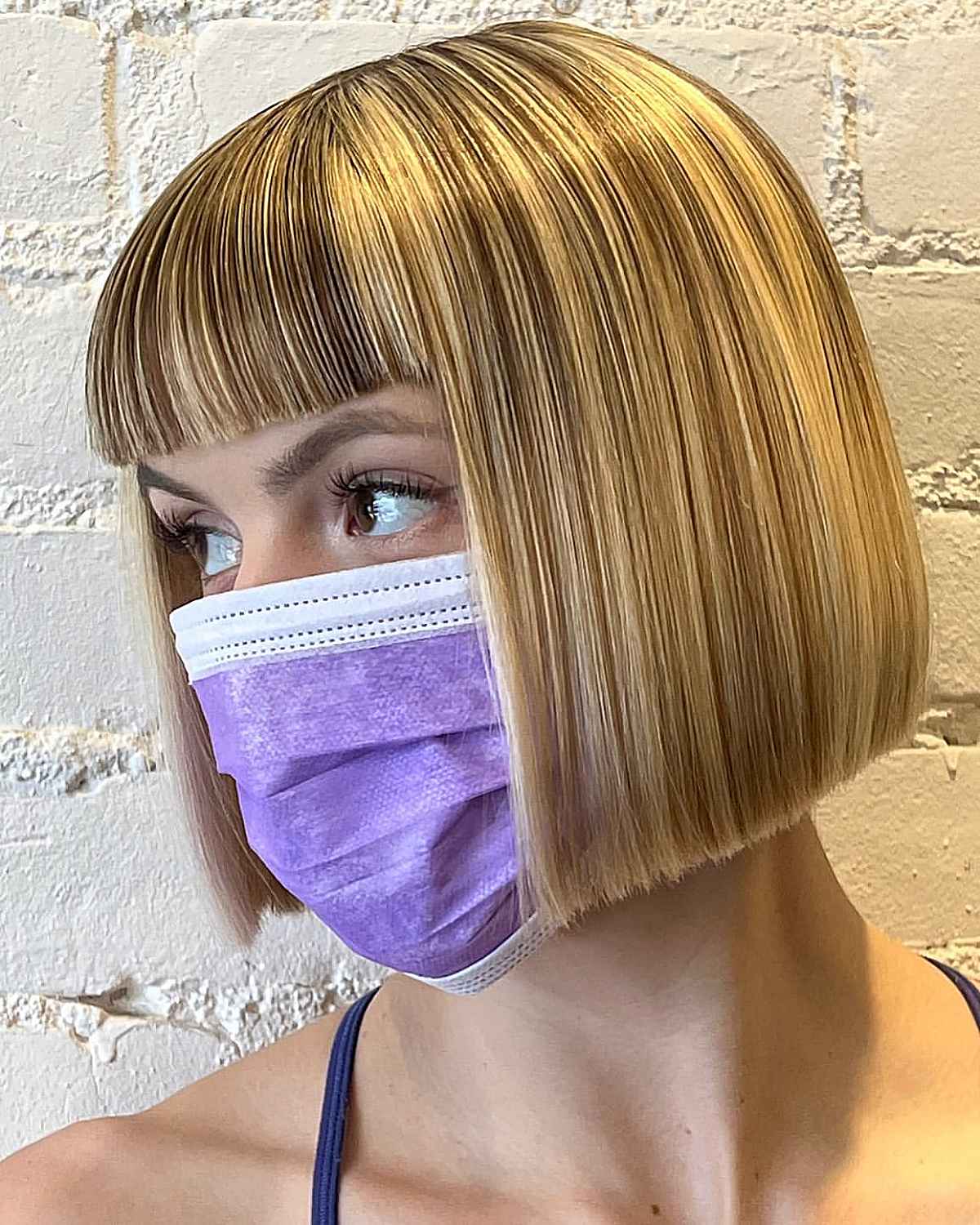 56 One-Length Bob Haircut Ideas for a Sleek Look