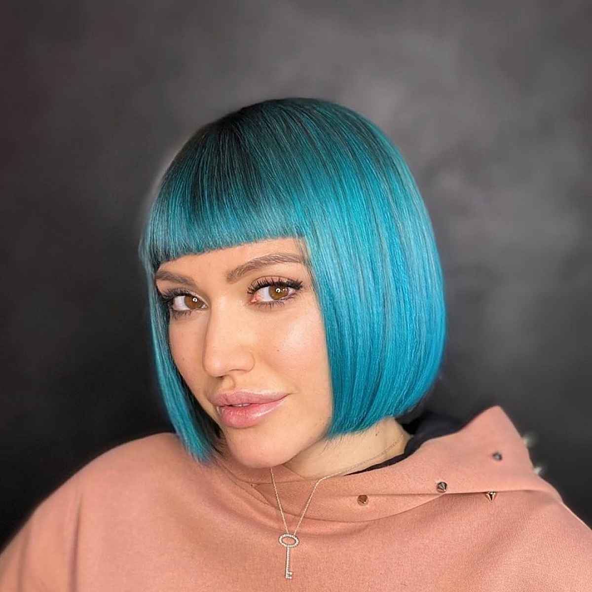 56 One-Length Bob Haircut Ideas for a Sleek Look