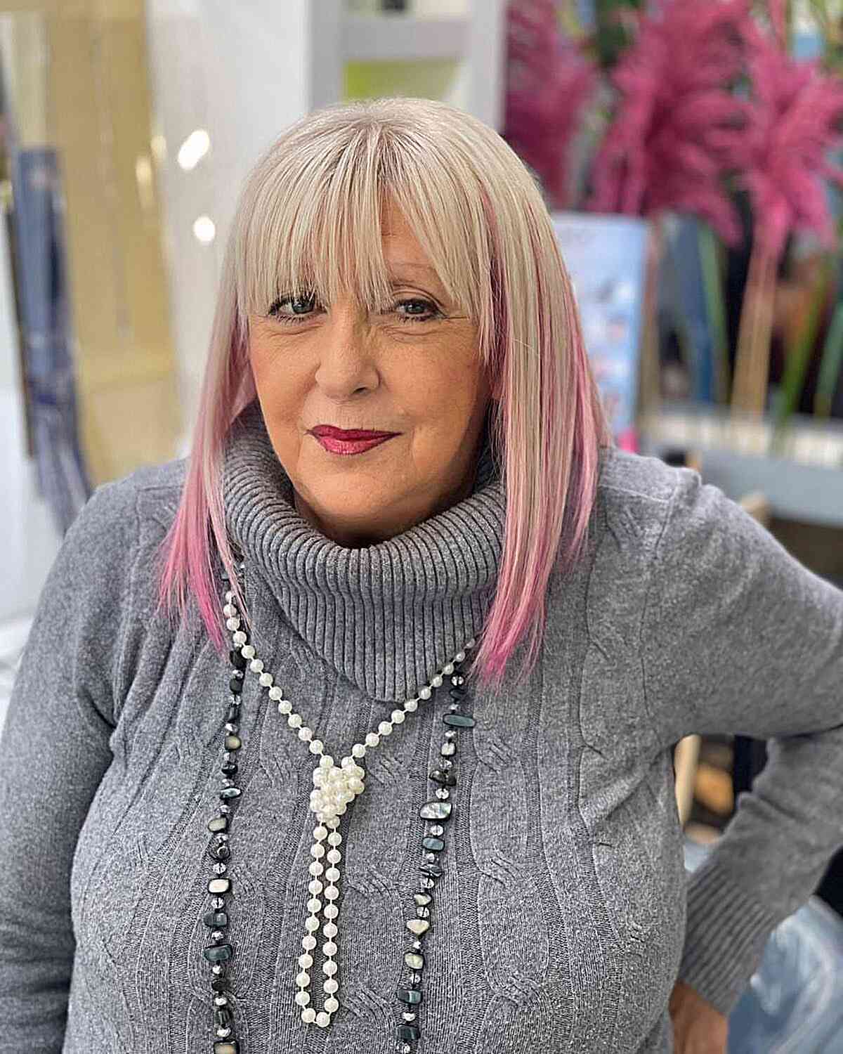 22 Stunning Long Bobs Women Over 60 Can Pull Off