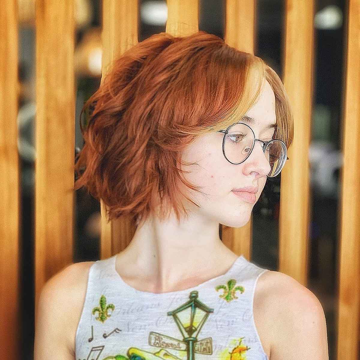 24 Coolest Jaw-Length Choppy Bob with Bangs for a Mod Look