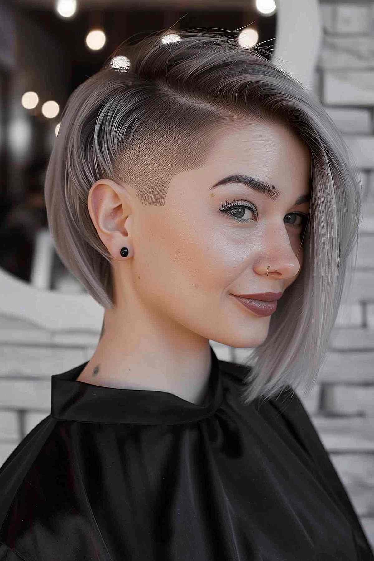 50 Super-Cool Undercut Bob Haircuts for a Subtly Edgy Look