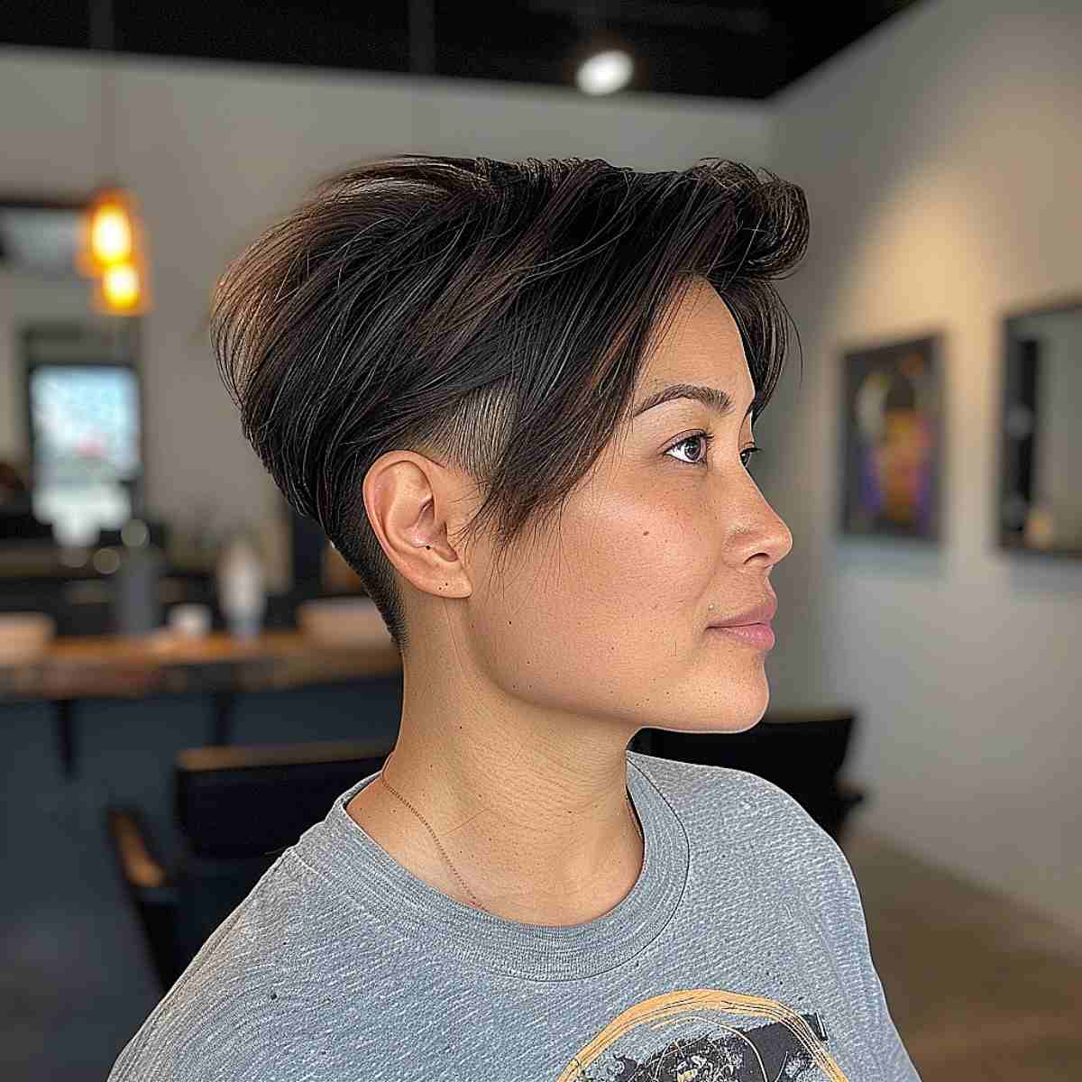 50 Super-Cool Undercut Bob Haircuts for a Subtly Edgy Look
