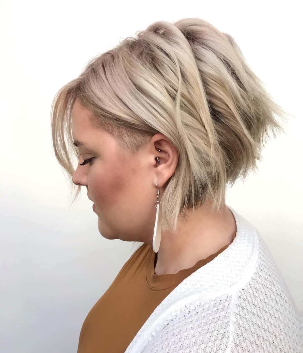 50 Super-Cool Undercut Bob Haircuts for a Subtly Edgy Look
