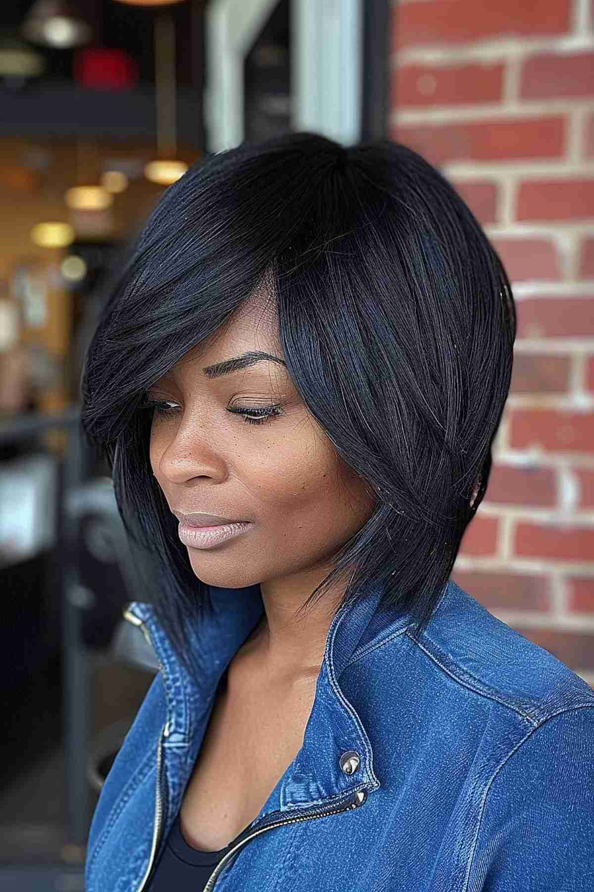 23 Swing Bob Haircuts + Hairstyles Trending Right Now