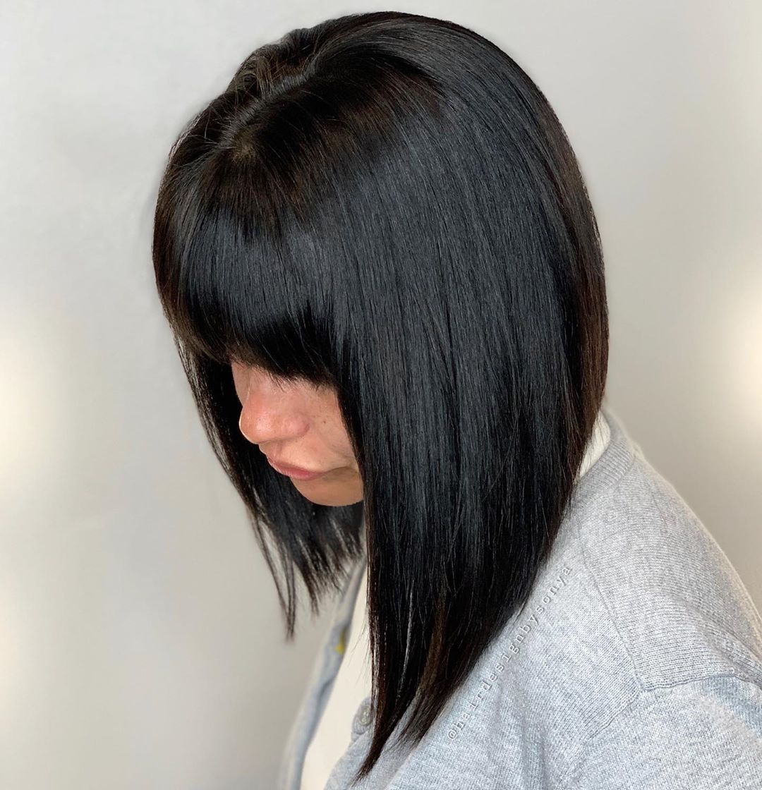 23 Swing Bob Haircuts + Hairstyles Trending Right Now