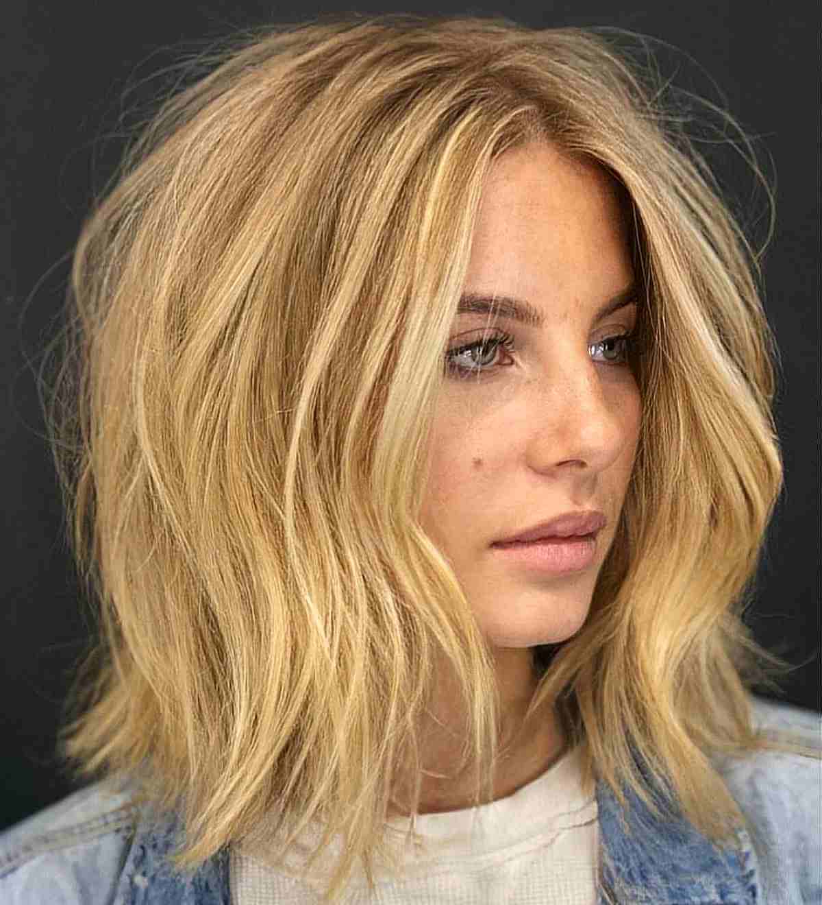 Textured Lob Haircuts Are Trending, Here Are The 51 Coolest Examples