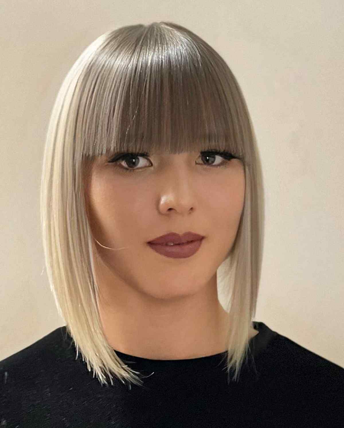 51 Trendiest Long Bob with Bangs + What to Consider Before Getting This