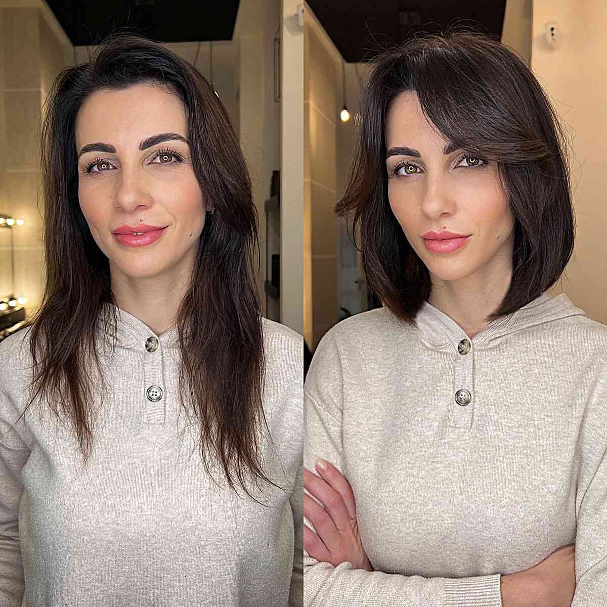 51 Trendiest Long Bob with Bangs + What to Consider Before Getting This