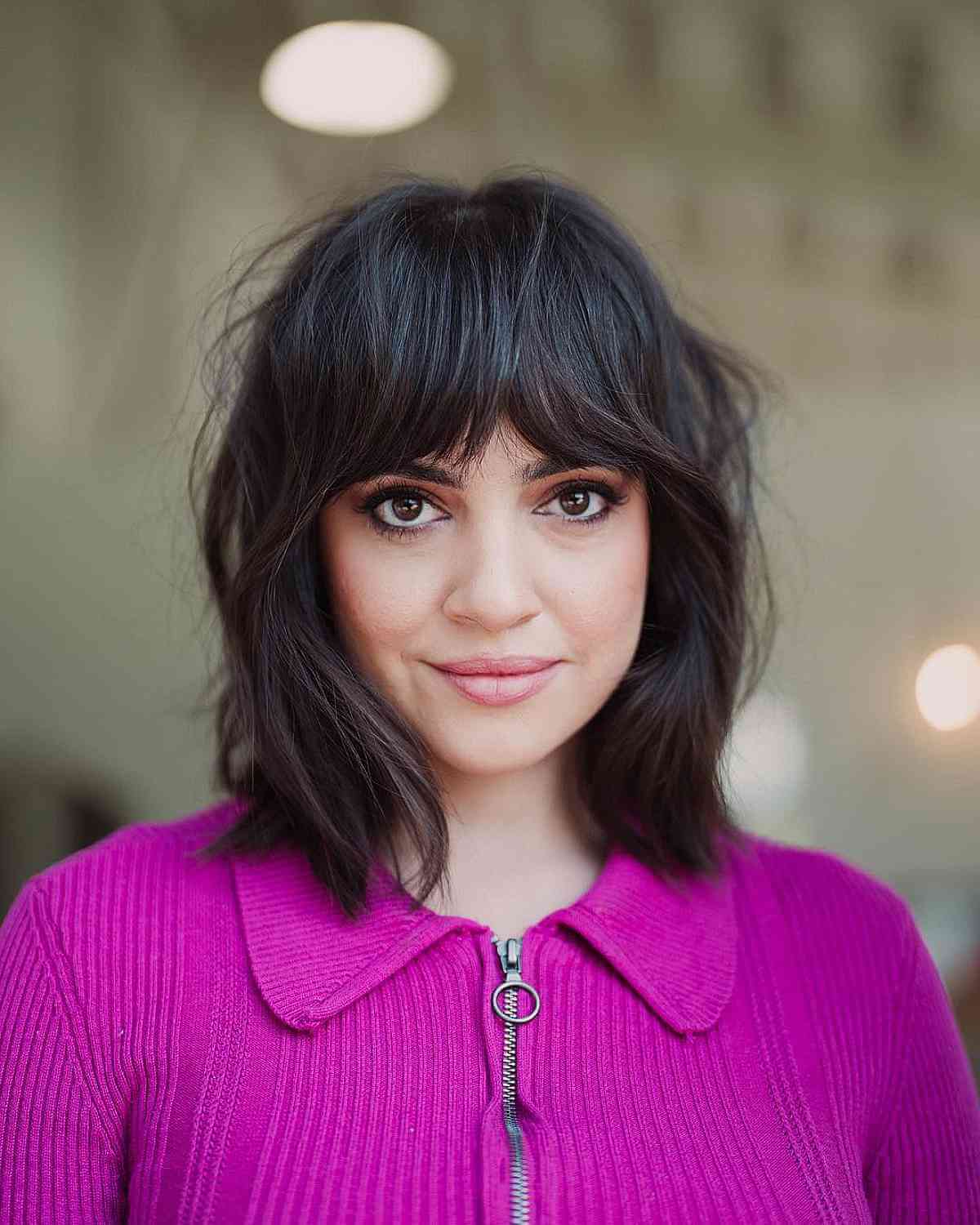 51 Trendiest Long Bob with Bangs + What to Consider Before Getting This