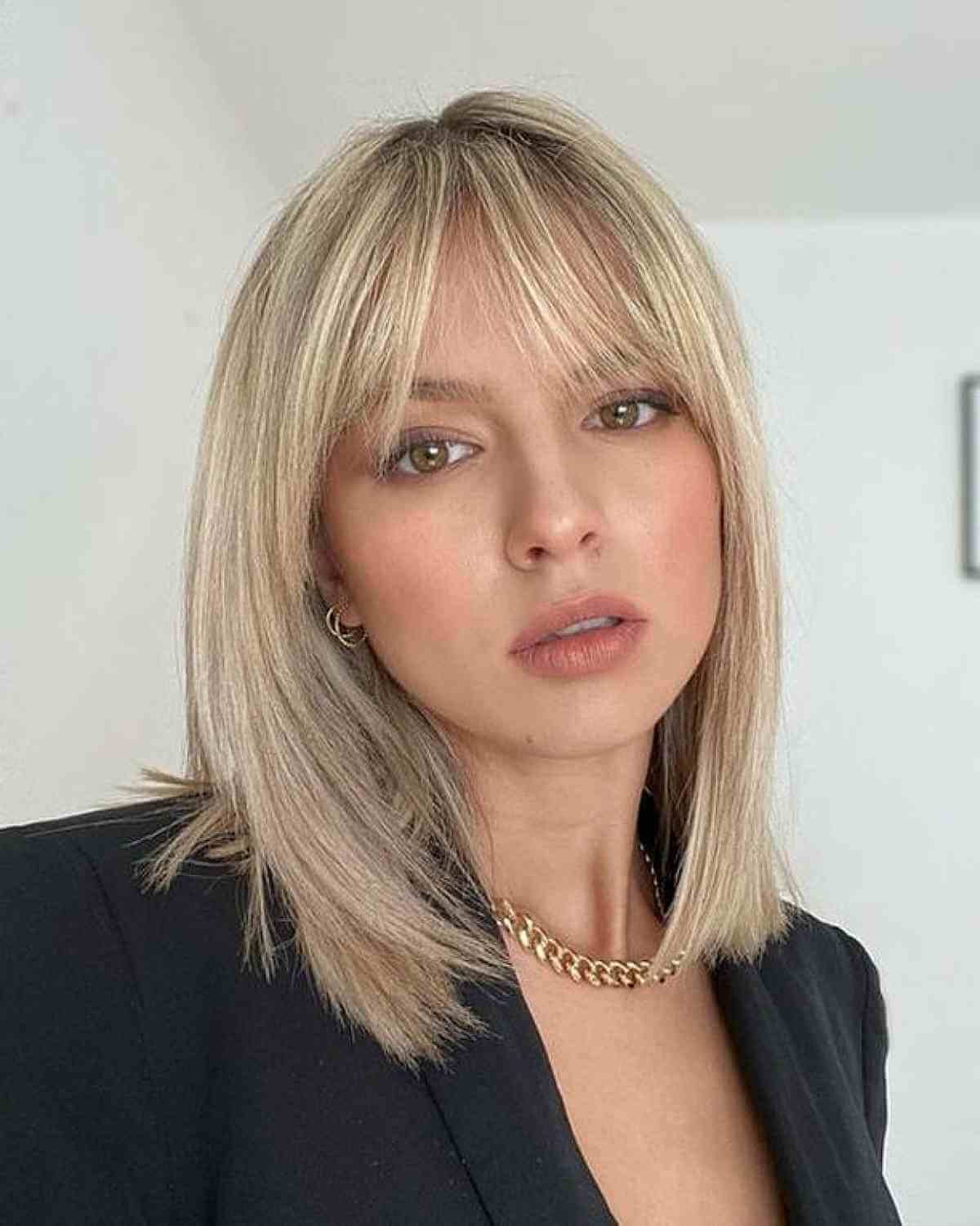 51 Trendiest Long Bob with Bangs + What to Consider Before Getting This