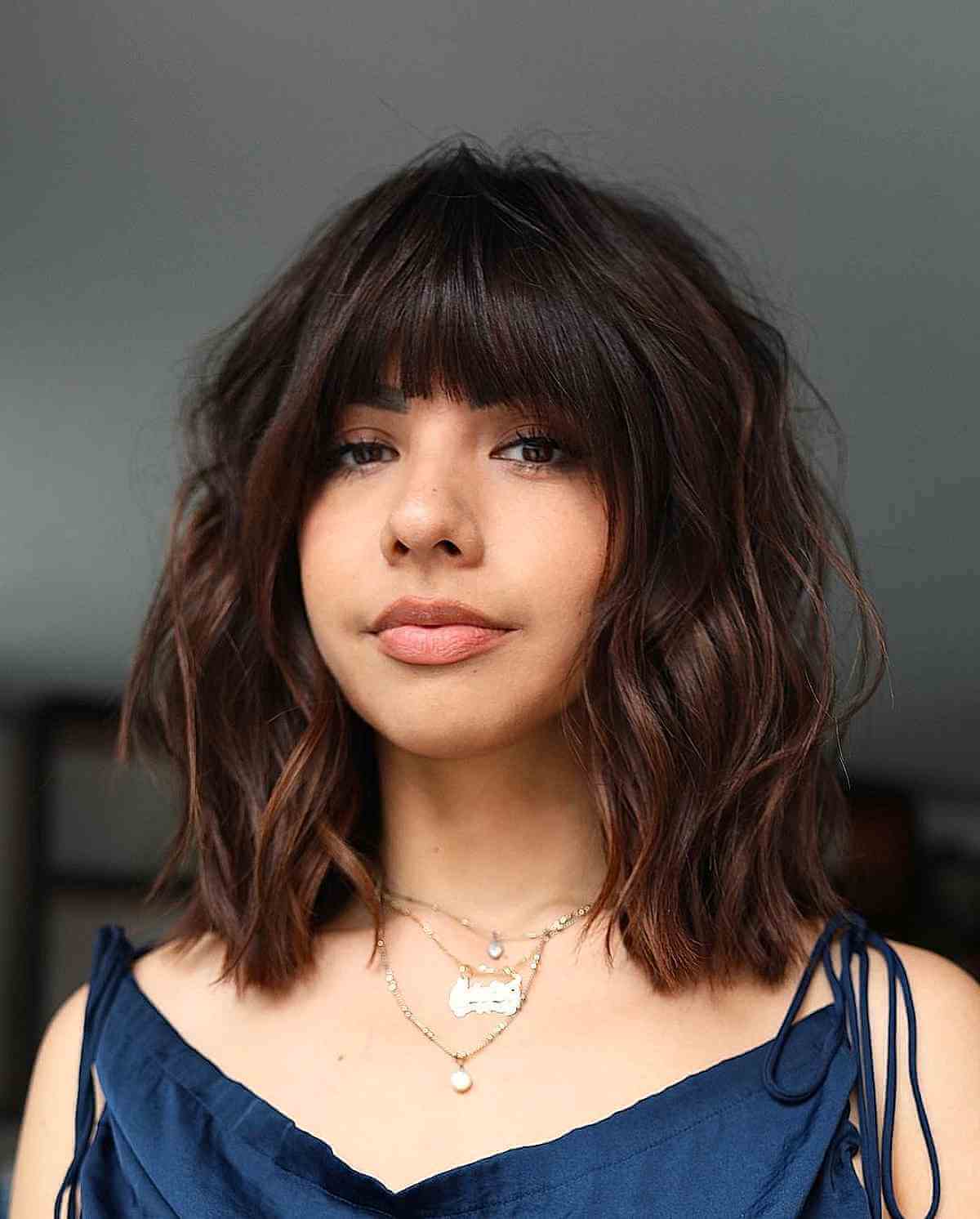 51 Trendiest Long Bob with Bangs + What to Consider Before Getting This