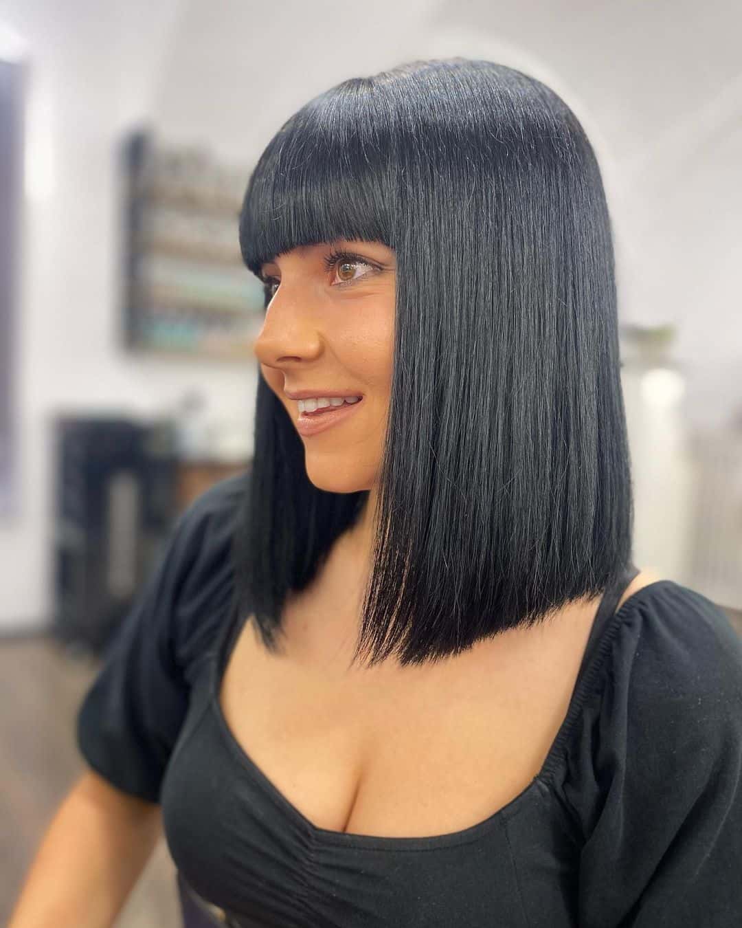 51 Trendiest Long Bob with Bangs + What to Consider Before Getting This