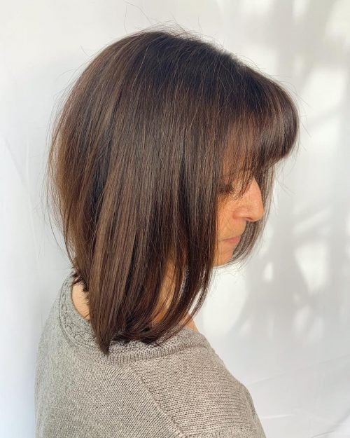 51 Trendiest Long Bob with Bangs + What to Consider Before Getting This