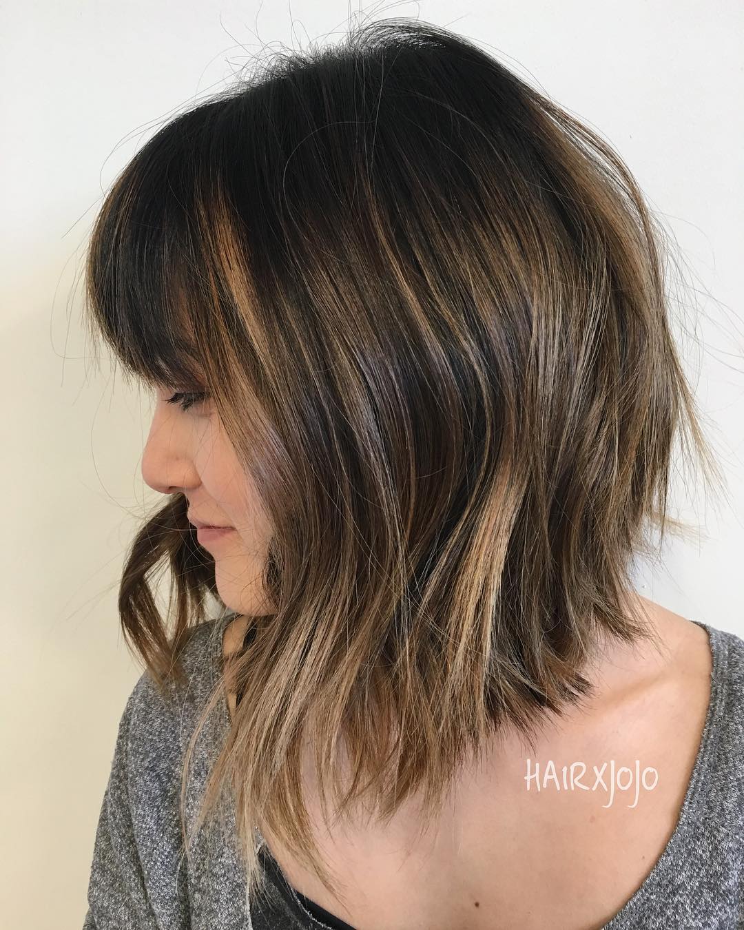 51 Trendiest Long Bob with Bangs + What to Consider Before Getting This