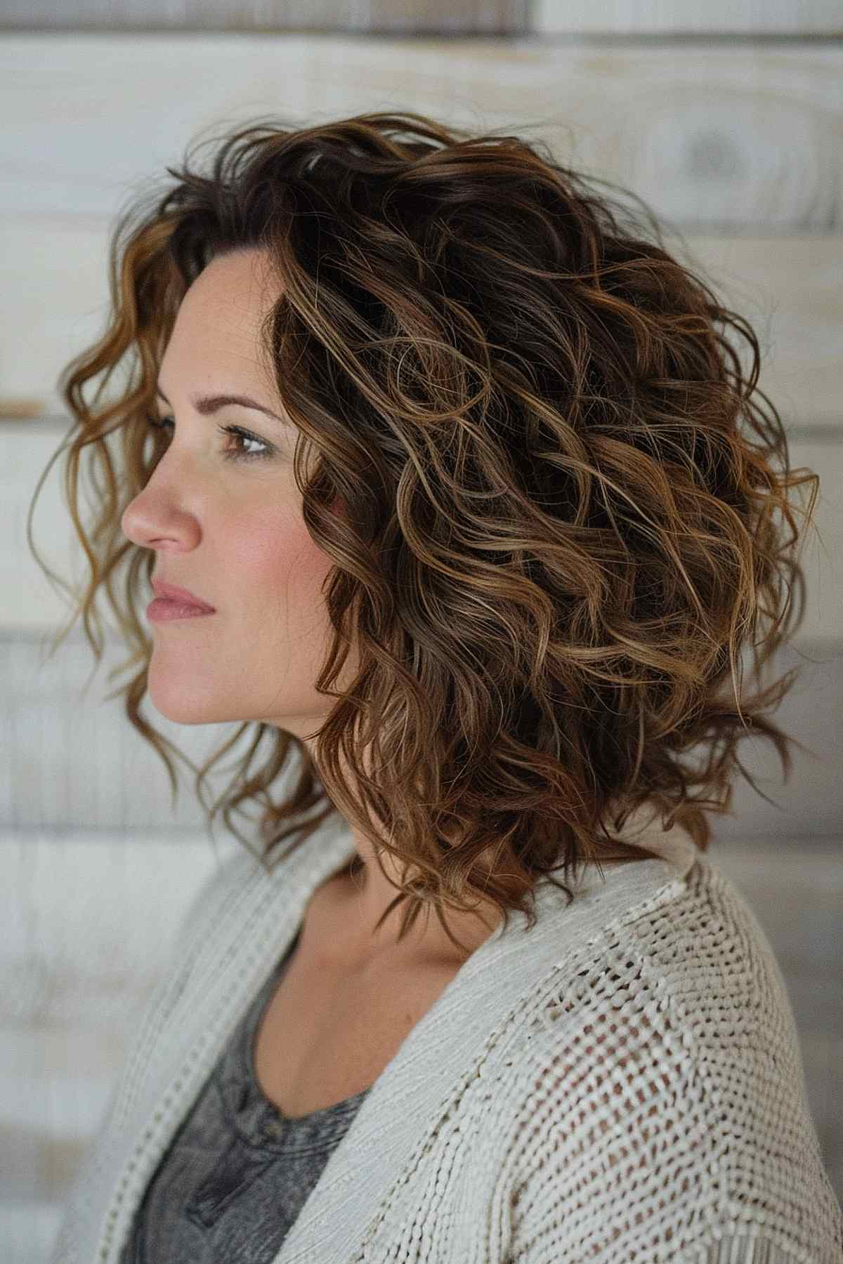 28 Stunning Long Curly Bob Haircuts: Meet the “Curly Lob”