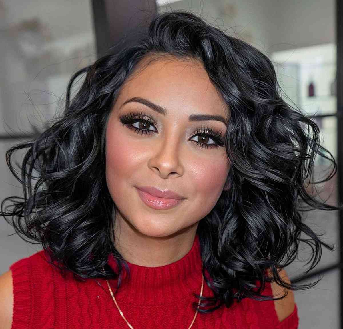 28 Stunning Long Curly Bob Haircuts: Meet the “Curly Lob”