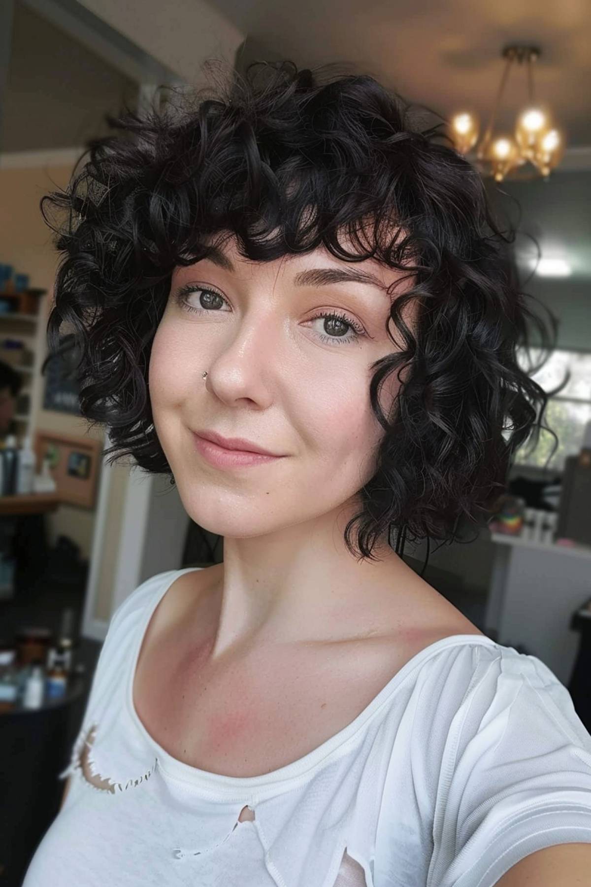 36 Shaggy Bob with Bangs Haircut Ideas for The Modern, Retro Girl